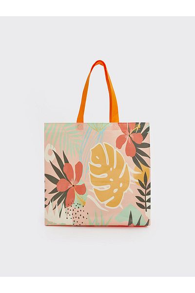 LC Waikiki New Season Floral Shopping Bag - S5Lc62Z8