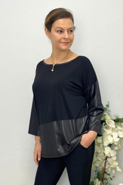 Mia Butik Women's Black Serla Blouse