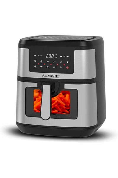 sonashi Digital Air Fryer SAF-950, 9.5L Capacity, LED TouchScreen, 1800W, High-Speed Air Circulation
