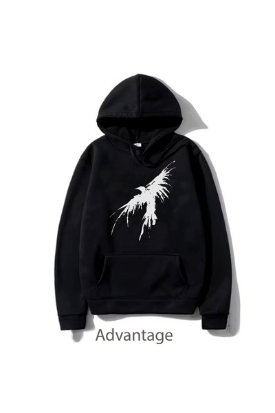 Korefanzin Код Тенденція Зірка Бант леопард Орел Принт Капюшон Світшот Худі У...