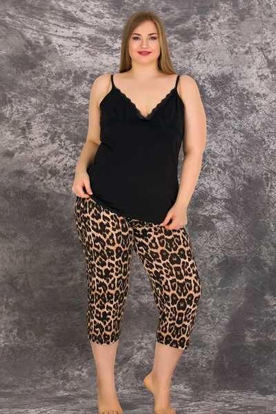 Viselya Set pijama Capri de mărime mare