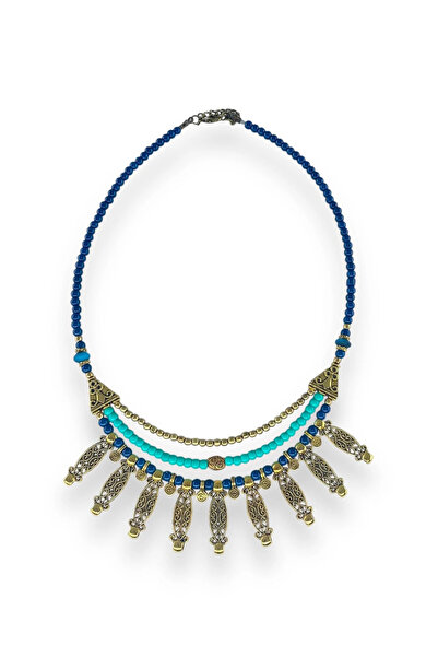 dela otantik Authentic Women's Necklace Handmade Ethnic Design Jewelry Beaded...