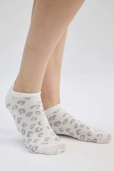 DeFacto New Season Women's 3-Piece Cotton Booties Socks