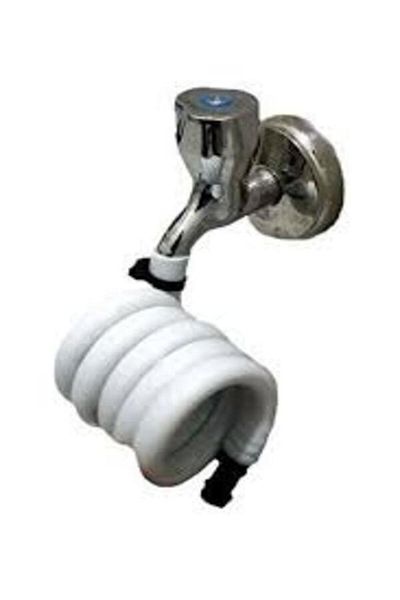 TOPALAKTİCARET WC Hose Matic White Color Spiral Hose Matic WC Bidet Matic
