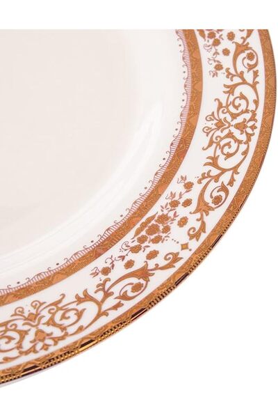 AKDC Ceramic Dinner Plate L(27cm) xW(27cm) xH(2cm) White 6326587100280