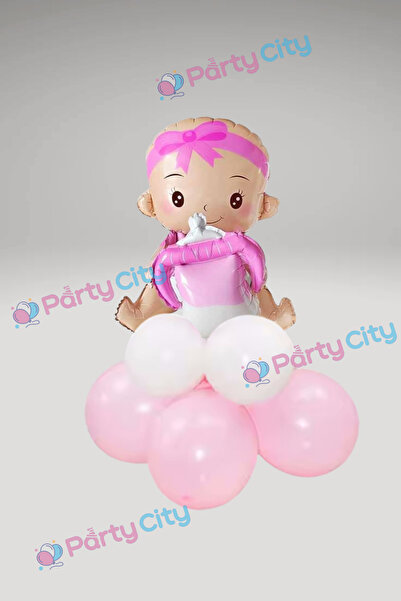 Party City HASTANE SÜSLEME ODASI KIZ FOLYO BALON SETİ