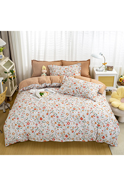 sharpdo 4-Piece Bedding Set, Including 1 Quilt Cover, 1 Sheet, 2 Pillowcases