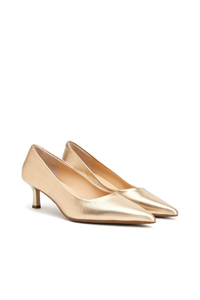 Dıvarese Gold Kadın Deri Stiletto