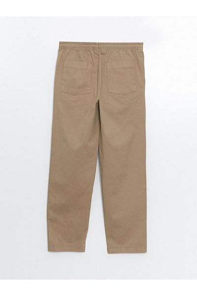 LC Waikiki Ανδρικό παντελόνι Chino LCWAIKIKI Classic Beige Standard Fit Gabardine