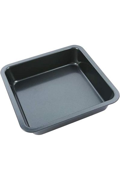 ROYALFORD BLACKSTONE 22.5cm Square Cake Pan – Non-Stick Professional Bakeware Mold, Oven Safe & Easy to Use