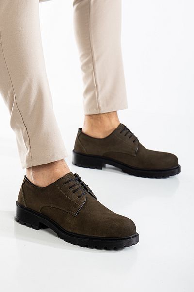 DUMMET Men's Four Seasons Genuine Leather Classic Shoes Dad Shoes