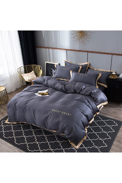 sharpdo Four-piece Set Of Washed 2.2M bed Silk Ice Silk 220*240cm
