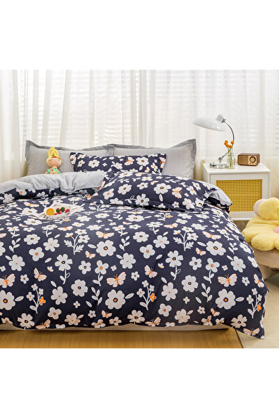 sharpdo 4-Piece Bedding Set, Including 1 Quilt Cover, 1 Sheet, 2 Pillowcases