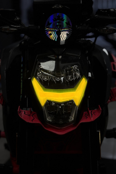 Banxtre CF MOTO NK250 Gündüz Ledi için Sarı Far Filmi Sticker (1 Adet)