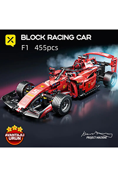 DEER FORMULA 1 YARIŞ ARABASI MODELİ - MACHINE PLAYER BLOCK RACING CAR