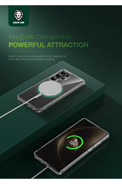 Green Lion ماجسيف كريستال كلير-S25 بلس