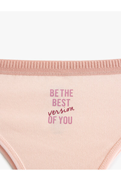 Koton Cotton Printed Women's Brazilian Panties