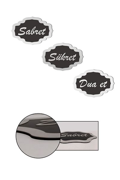 NT Handmade Lemn negru argintiu plexiglas Sabret Give Thanks Pray Decor de perete pentru living living dormitor 30x20 pictură