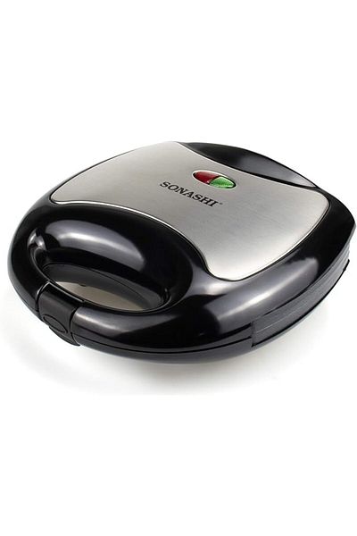sonashi 2-Slice Waffle Maker SWM-873,750W, Non-Stick,Cool Touch Body, Handle Lock, Indicator Lights