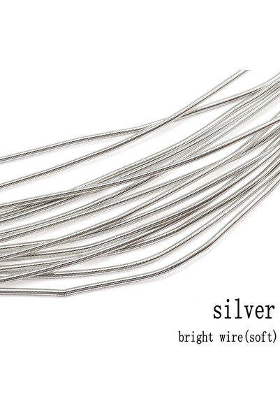 Choice سلك فضي لامع 10 جرام/قطعة إكسسوارات مجوهرات حصيرة شارة التطريز، تطريز ...