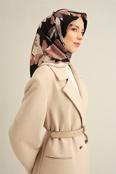 Armine imprimeu floral Eșarfă Pură mătase Twill 9312D 07