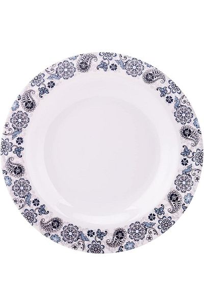 AKDC M/MINE SOUP PLATE 23CMX23CMX3CM White, blue, black 6296901966123