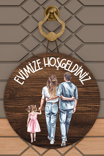 Dormot Home Ornament Modern pentru Ușă Pardoseală din Lemn Copil de Iarnă Orn...