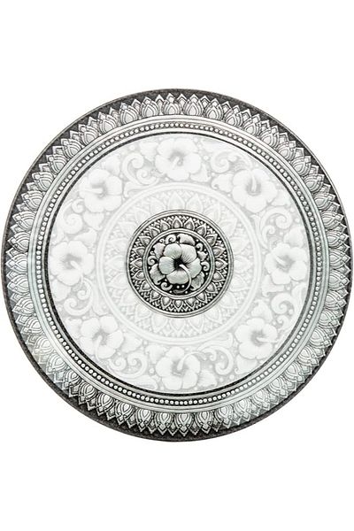 AKDC SRV ANTIQ PLATE SMALL 18CMX18CMX2CM Multicolour