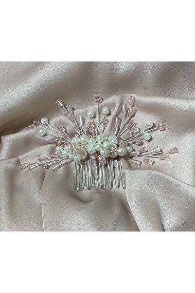 DesaAccessories KRİSTAL TAŞLI NİŞAN, GELİN, ABİYE TACI, TARAKLI SAÇ AKSESUARI