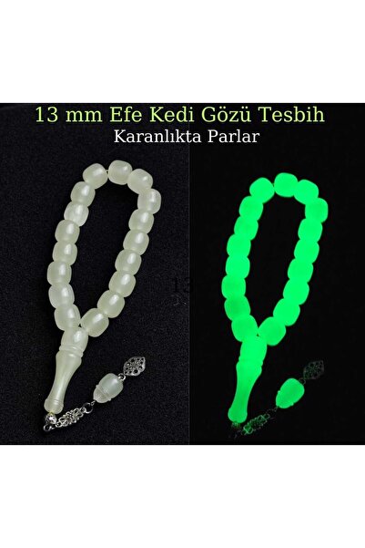 Lio20 Efe Boy Cat Eye Mascot Phosphorescent Rosary Gift Rosary Accessory