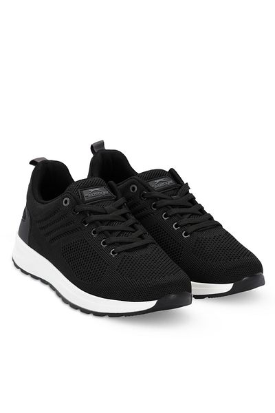 Slazenger Trips I Men's Black and White Sneaker Shoes