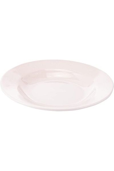 AKDC Deep Plate L(20cm) xW(20cm) xH(3cm) White Pearl