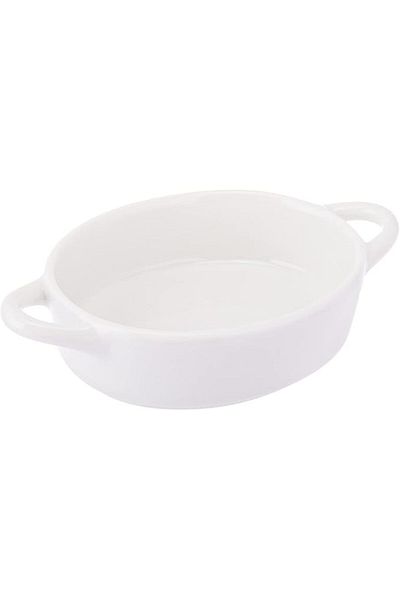 AKDC Oval Bowl 7Cm X 8Cm X 3Cm White