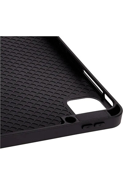 Levelo حافظة جلدية هجينة أنيقة لجهاز آيباد برو 12.9 - أسود