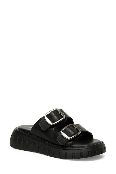 Butigo 25S-149 5FX Schwarze Damenhausschuhe
