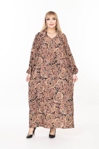 mervemoda γυναικείο μακρυμάνικο plus size υφαντό καλοκαιρινό μακρυμάνικο φόρεμα