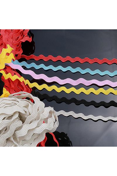 BEİLYS COSMETİCS & ACCESSORY Blue Arrival Zigzag Water Stone Pquetleme Decorative Strip Accessory 5 Meters