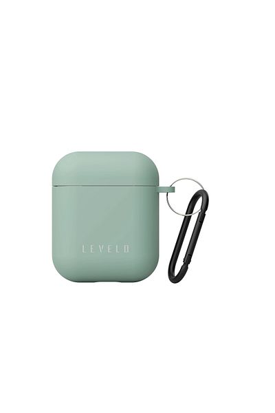 Levelo Levelo Gorra Silicone Airpods Case 1/2 - Green