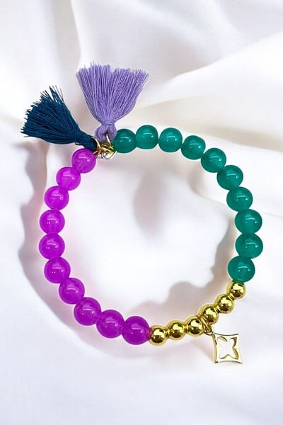 PETEK AKSESUAR Glass Beads Circle Bracelet