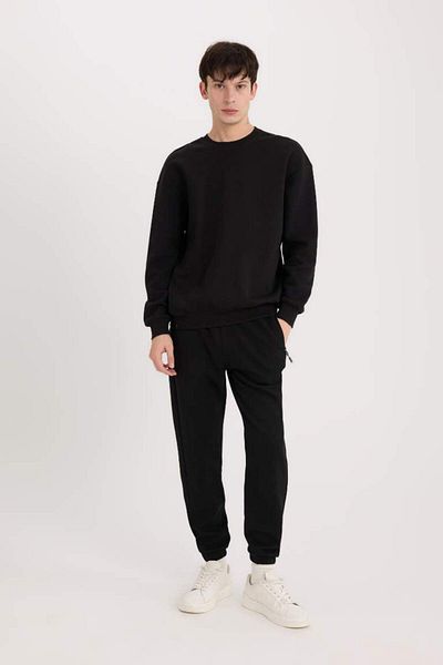 DeFacto New Season Slim Fit Slim Fit Φούτερ με φερμουάρ και τσέπες