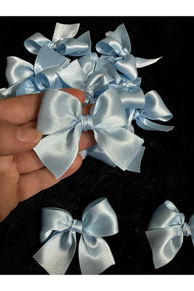 LAYLAEVENTS Satin Ribbon Ready Bow 3 Cm-20 Pieces