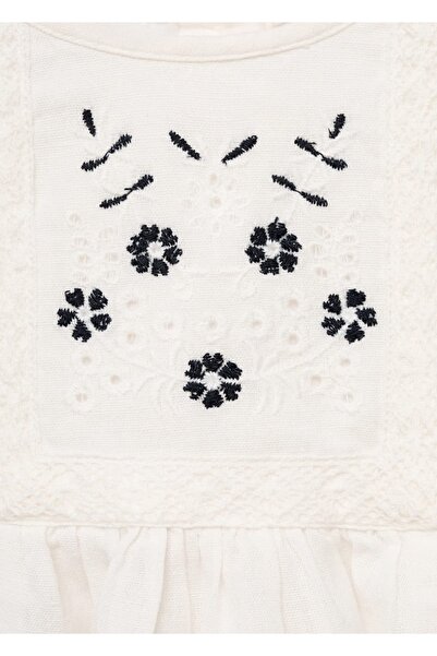 MANGO Baby Αγγλική κεντημένη μπλούζα