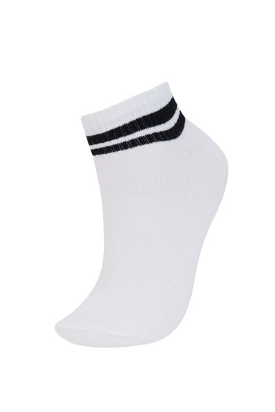 DeFacto New Season Women's 3-Piece Cotton Booties Socks