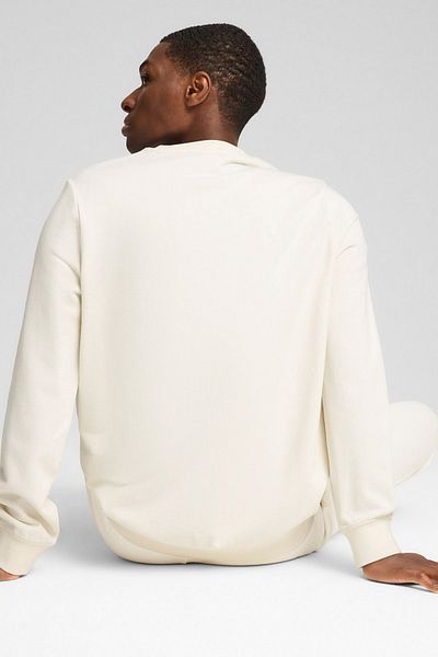 Puma Ανδρικό φούτερ ESS ELEVATED Crew White