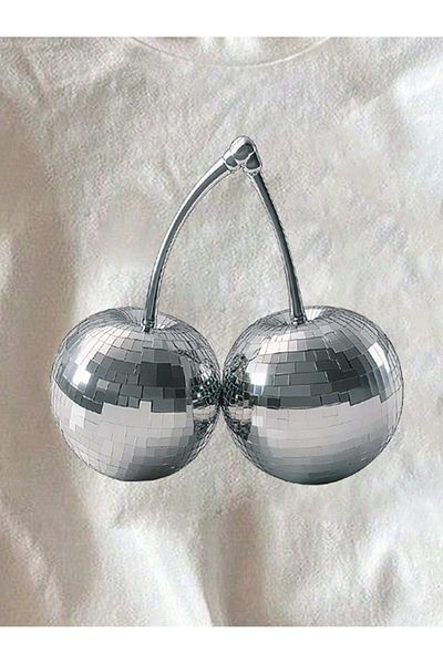 uyguntarz Μπλουζάκι Disco Cherry Printed Special Design