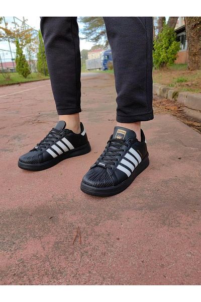 MELAMS Pantofi sport unisex de zi cu model Star cu dungi