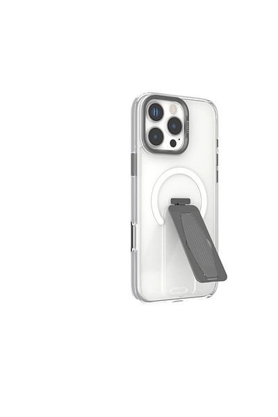 Levelo Morphix Magsafe Grip Case For iPhone 16 Pro - Gray