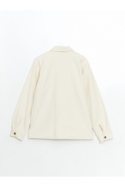 LC Waikiki Lcw Boy's Long Sleeve Velvet Shirt
