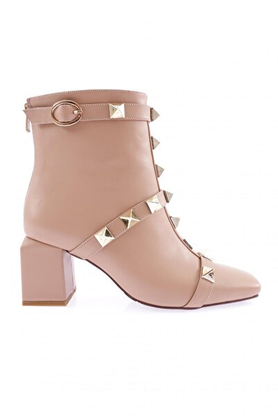 DGN Дамски ботуши Trocque Frame Heel Nude 213112821