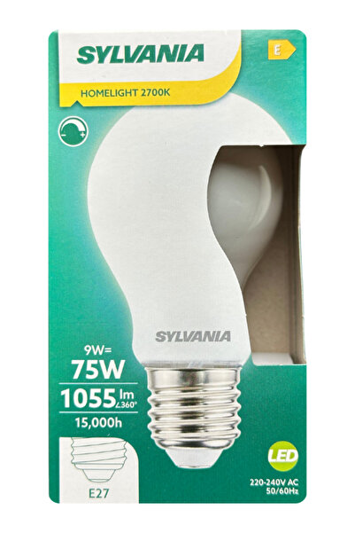 Sylvania 9W (75W) 2700K (Sarı Işık) Dim Edilebilir E27 Duylu (Kalın Duy) Soft...